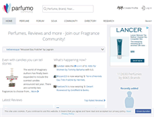 Tablet Screenshot of parfumo.net
